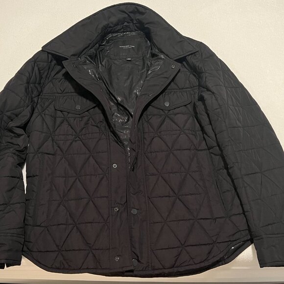 andrew marc black jacket mens medium - Picture 2 of 4
